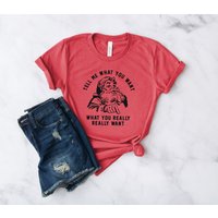 Tell Me What You Want What You Really Really Want Santa Shirt — T-shirts pour hommes