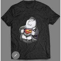 Family Guy Graphic Tshirt / Superman Peter Griffin Custom Graphic T-shirt