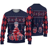 New Usmnt Soccer 2022 World Cup Ugly 3d Sweater