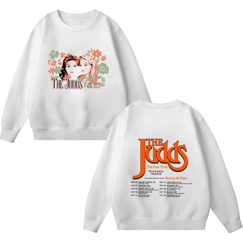 The Judds Final Tour 2022 Shirt, Farewell Tour 2022 Double Sided Sweatshirt — Sweats à capuche pour hommes