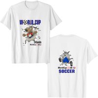 Rare Vintage 1994 Nutmeg World Cup Striker Mascot Soccer Tee