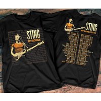 Sting My Songs 2023 World Tour T-shirt, Sting Tour 2023 Double Sided Shirt