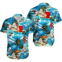Snoopy Summer Time Hawaiian Beach Shirt