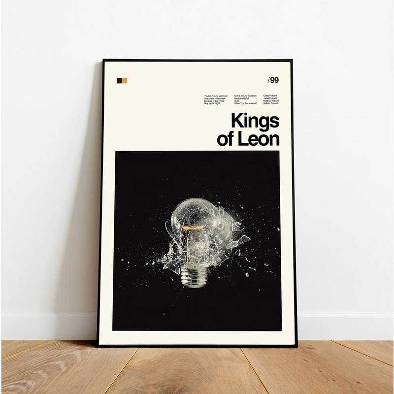 Kings Of Leon Vintage Music Poster — Posters & Prints
