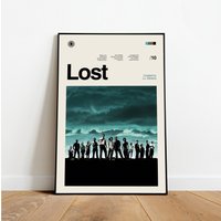 Lost Tv Series Vintage Poster