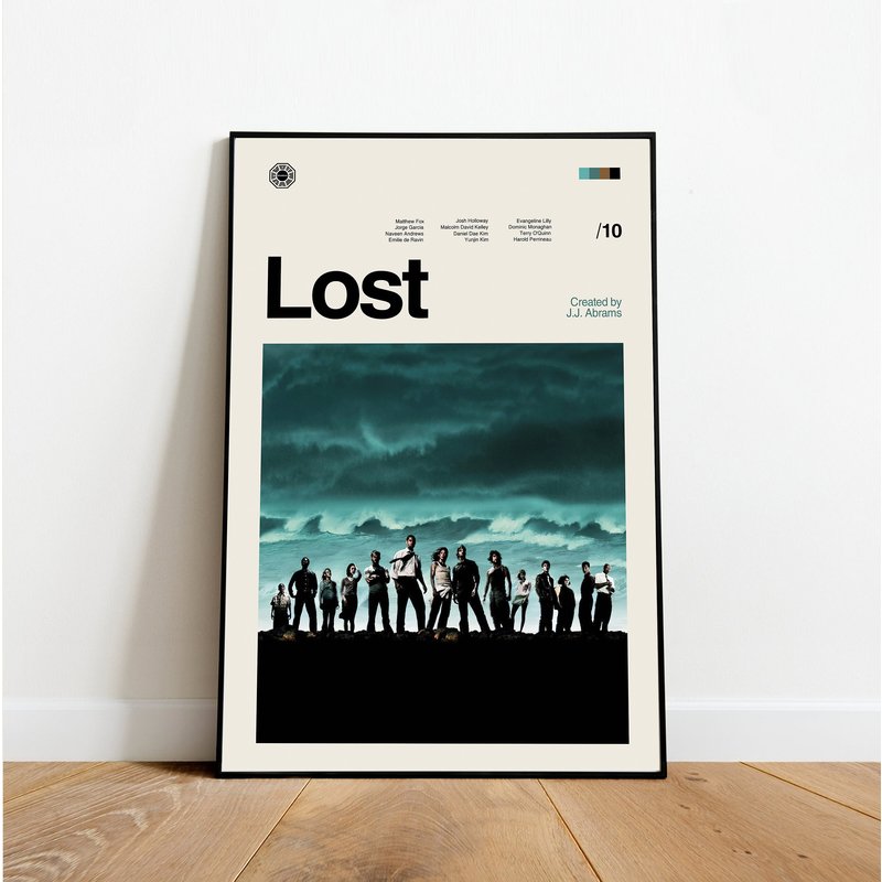 Lost Tv Series Vintage Poster — Affiches et impressions
