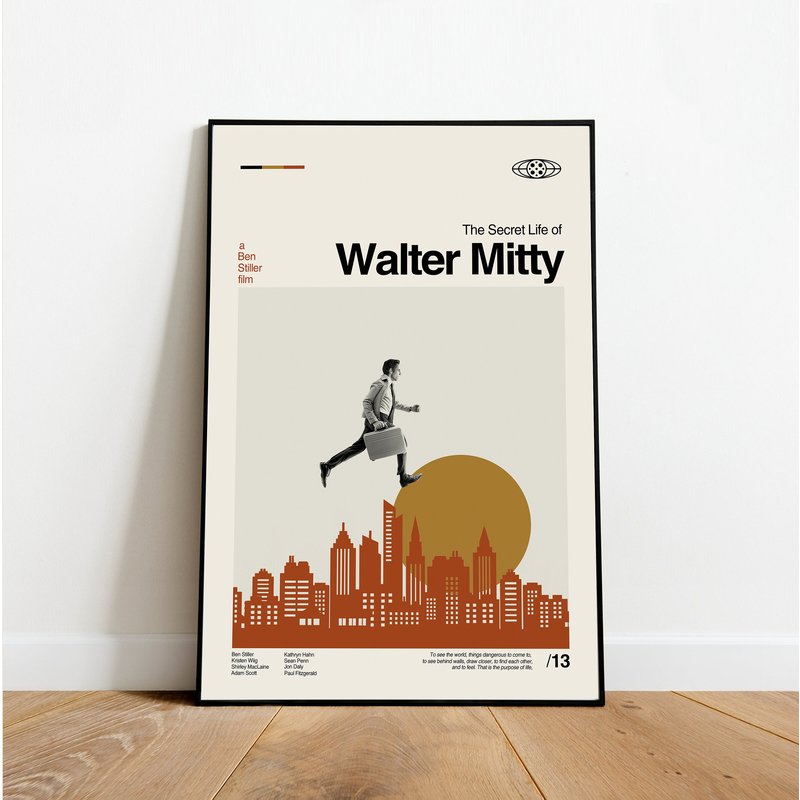 The Secret Life Of Walter Mitty - Ben Stiller — Affiches et impressions