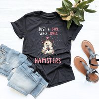 Just A Girl Who Loves Hamsters Shirt, Hamster Shirt
