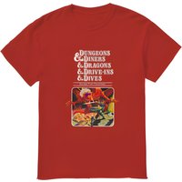 Dungeons Diners Dragons Drive Ins Dives Shirt — T-shirts pour hommes