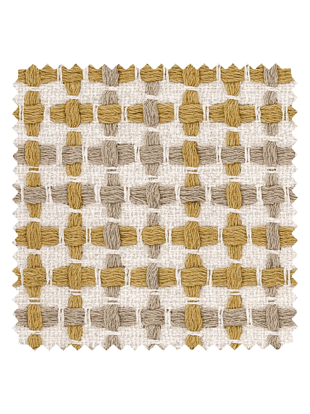 Helen Linen Fabric by Nathan Turner - Yellow Brown