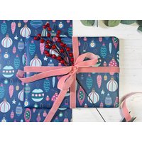 Christmas Bauble Wrapping Paper, Colourful Christmas Wrap — Papier cadeau et fêtes