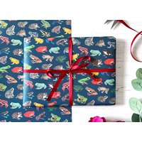 Frog Wrapping Paper, Frogs And Toads Gift Wrap, Frog Gift
