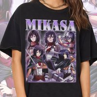 Mikasa Shirt Anime Vintage T Shirt