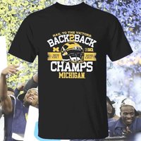 Michigan Back-to-back Big Ten Championship 2022 Shirt — T-shirts pour hommes