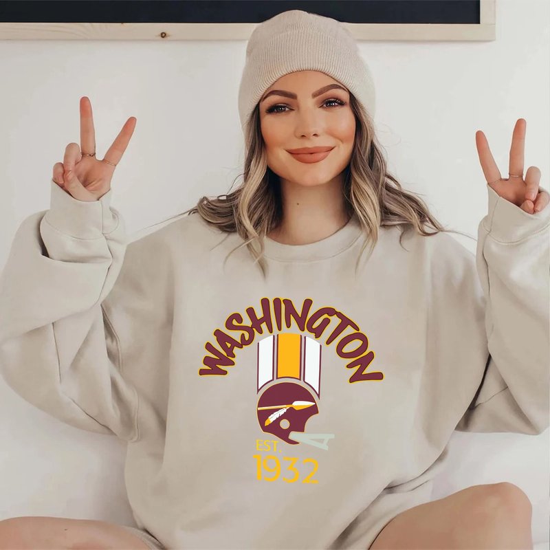 Vintage Washington Football Unisex T Shirt, Sweatshirt — Sweats à capuche pour hommes