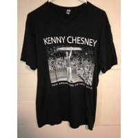 Vintage Kenny Chesney 2018 Trip Around The Sun Tour Black T Shirt
