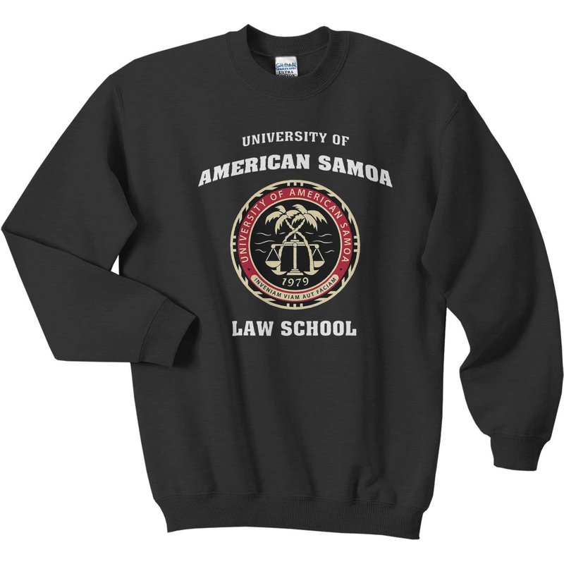 University Of American Samoa Law School Sweatshirt American Samoa Logo — Sweats à capuche pour hommes