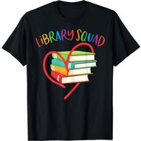 Library Squad Librarian Bookworm Book Lover T-shirt — T-shirts pour hommes