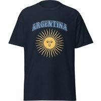 Argentina Flag Jersey Vintage Futbol Soccer Remera Argentina T-shirt — T-shirts pour hommes