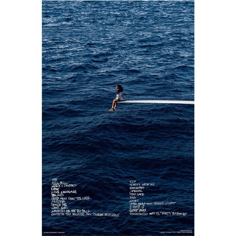 Sza - Sos Album Poster, Album Cover Poster — Affiches et impressions