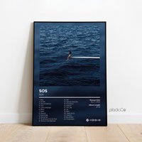 Sza - Sos - Custom Album Poster - Hip Hop Wall Art - Custom Album Cover — Posters & Prints