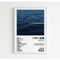 Sza Sos Album Cover Poster - Music Collector's Print — Posters & Prints