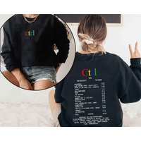 Ctrl Rainbow By Sza With Tracklist Shirt