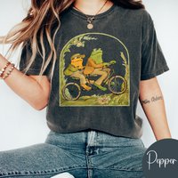 Frog And Toad Crewneck T-shirt, Vintage Classic Book Shirt — T-shirts pour hommes