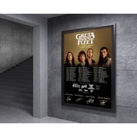 Greta Van 90s Fleet Dreams In Gold Tour 2022 Poster, Vintage Poster — Affiches et impressions