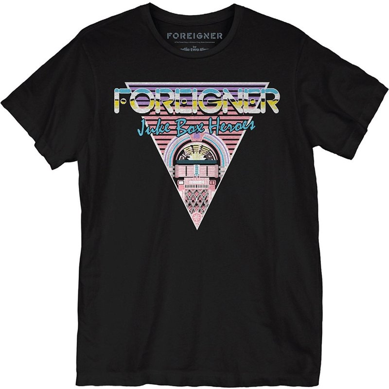 Foreigner - Juke Box Heroes Unisex T-shirt — T-shirts pour hommes