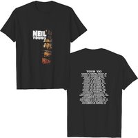 Neil Young T-shirt, Neil Young Tour '00 T-shirt, Music Tour Concert Tee