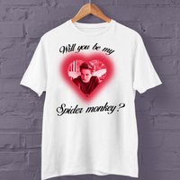 Will You Be My Spider Monkey Edward Cullen Twilight T Shirt — T-shirts pour hommes