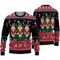 Nutcracker Christmas Tree Ugly Christmas Sweater