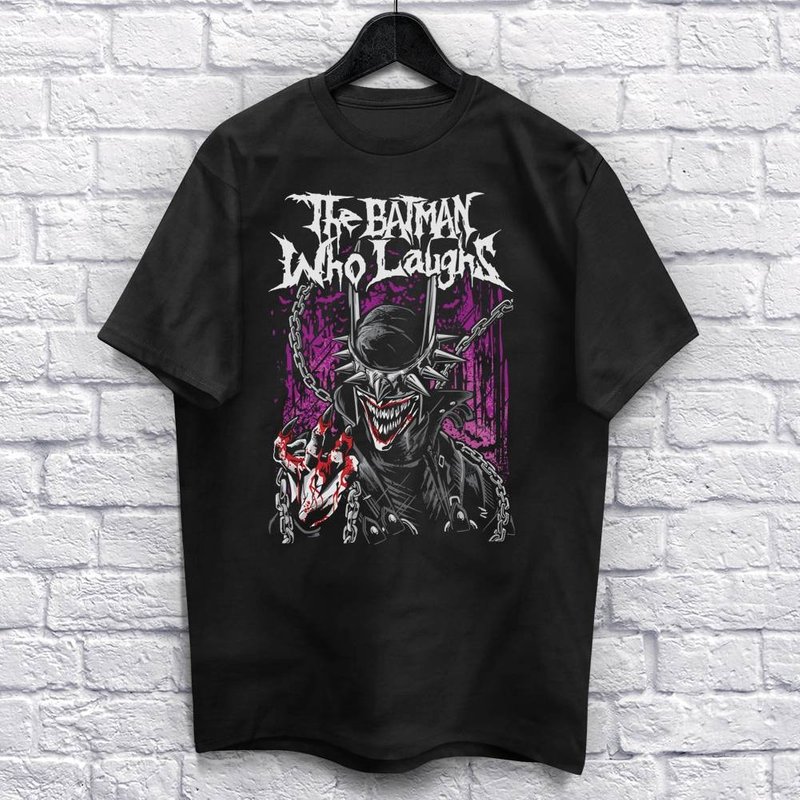 Laughing Bat T-shirt Unisex Metal Shirts — T-shirts pour hommes
