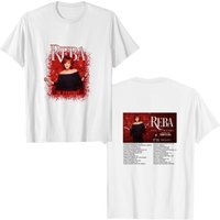 2023 Reba Live In Concert W Terri Clark Fall Tour Double Sided Shirt — T-shirts pour hommes