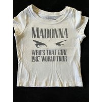 Vintage Looking Madonna Who's That Girl T-shirt — T-shirts pour hommes