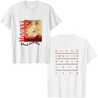 90s Madonna Blond Ambition World Tour Pop Diva Music T-shirt — T-shirts pour hommes