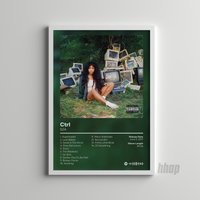 Sza - Ctrl - Gift Ideas - Custom Album Print - Hip Hop Wall Art