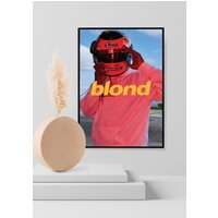 Frank Ocean Blue Blond Poster, Rap Hiphop Poster — Affiches et impressions