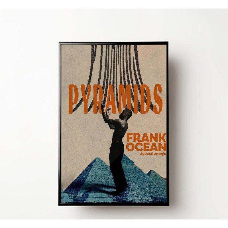 Frank Ocean Pyramids Poster Art — Affiches et impressions