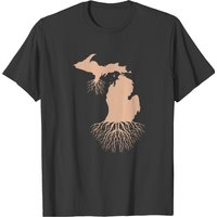Michigan Roots Michigan Roots Run Deep (34) T-shirts