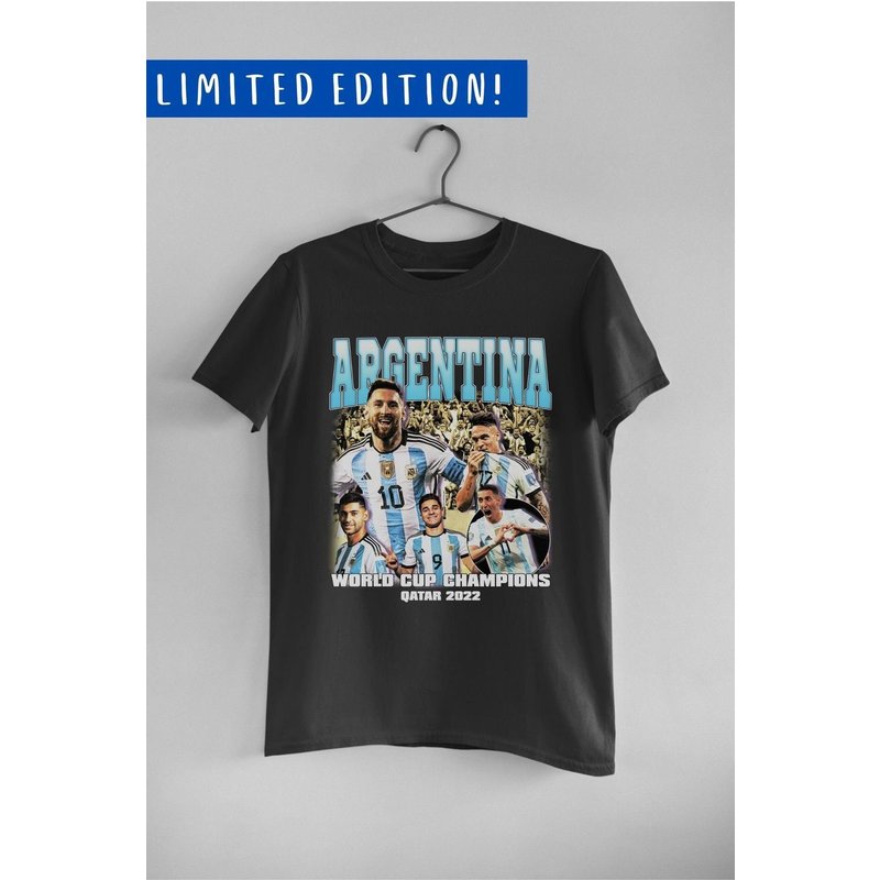 Argentina World Cup Champions T-shirt, World Cup 2022 T-shirt, Football Qatar T-shirt, Messi T-shirt