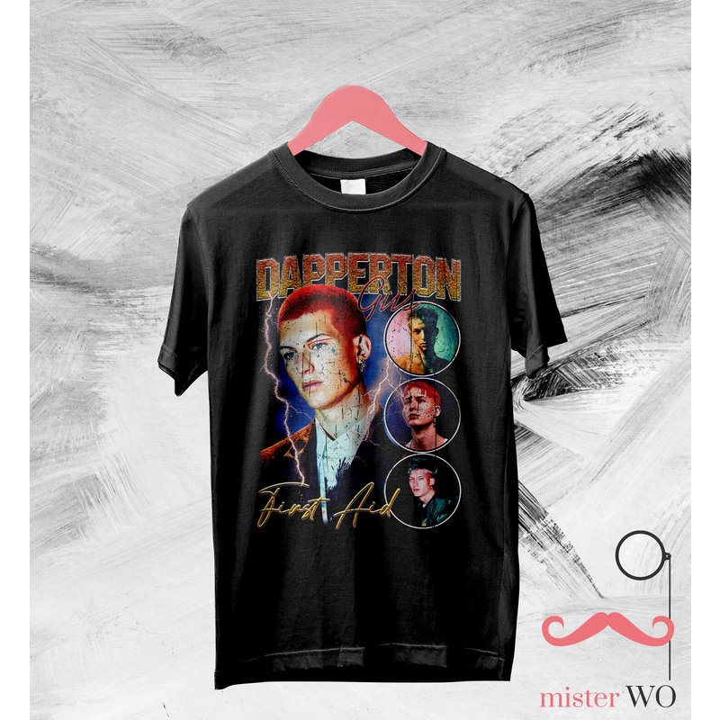 Gus Dapperton Vintage 90's T-shirt - Gus Dapperton Shirt, Gus Dapperton Tour, Music Shirt, Alternative/indie Music — T-shirts pour hommes