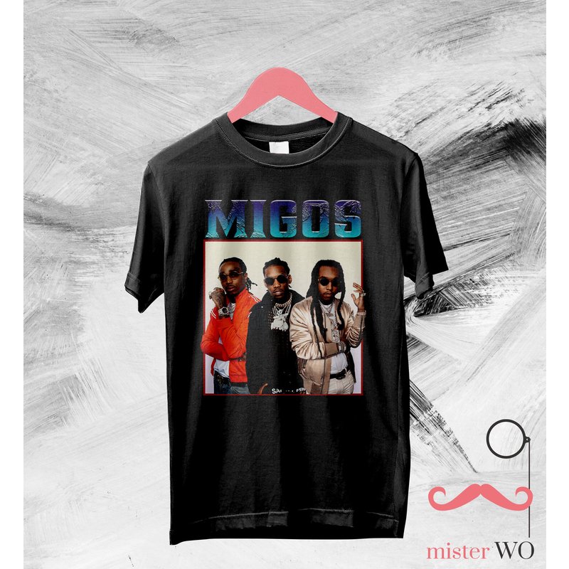 Migos Vintage Raptee T-shirt - Migos Shirt, Migos Tour, Takeoff Shirt, Music Shirt, Gift For Fan
