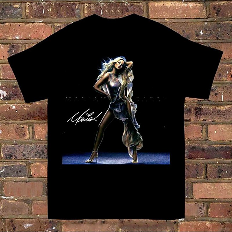 Vintage Mariah Carey Singer Reprin T-shirt — Mens T Shirts