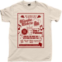 Kenosha Kickers Gus Polinski Polka King Of The Midwest Sheboygan Wisconsin John Candy Hughes Chicago Home Alone 2 T Shirt — Mens T Shirts