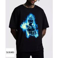 Vegeta Dbz Shirt, Vegeta Super Saiyan Vintage 80s T Shirt — T-shirts pour hommes