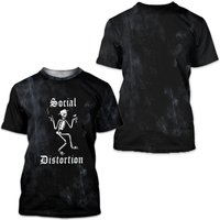 Social Distortion Music Band Classic 3d T Shirt — T-shirts pour hommes