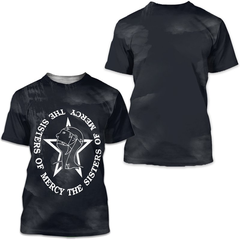 The Sisters Of Mercy Stonewash 3d T Shirt — T-shirts pour hommes