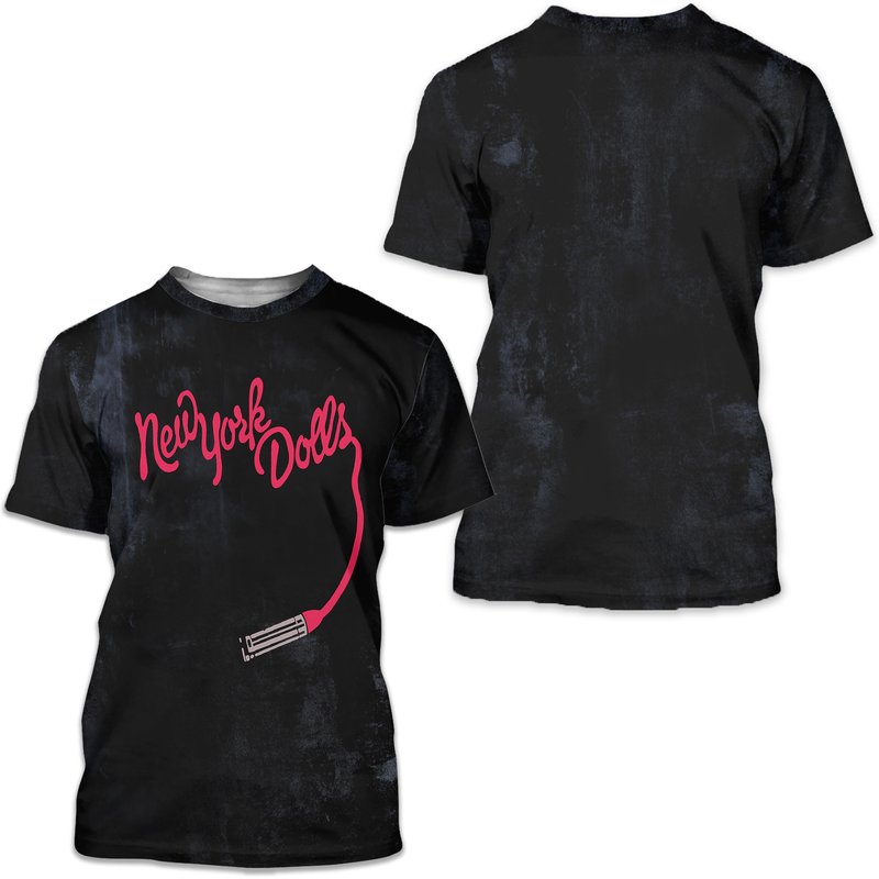 New York Dolls 3d T Shirt — T-shirts pour hommes